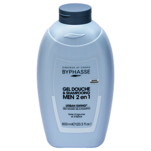 Byphasse Men 2u1 gel za tuširanje Urban Swing, 600 ml