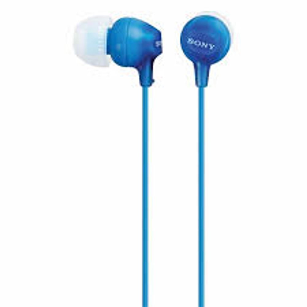 Sony slušalice EX15 plaveIn-Ear BlueSmartphone Mic and Control slika 2