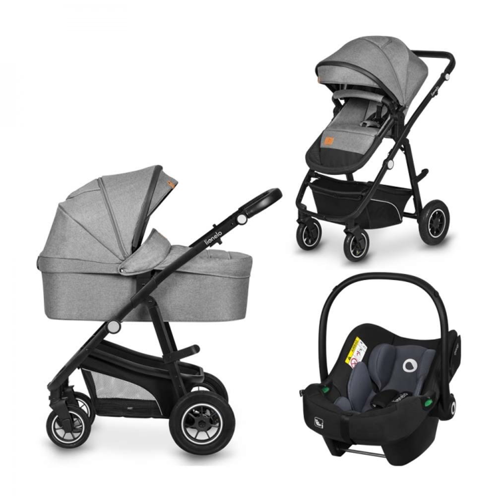 Lionelo Kolica Bianka Set 3U1, Grey Stone slika 1