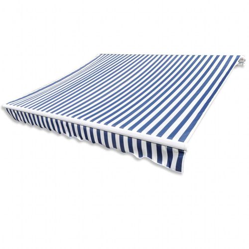 Platno za tendu plavo-bijelo 6 x 3 m (okvir nije uključen) slika 1