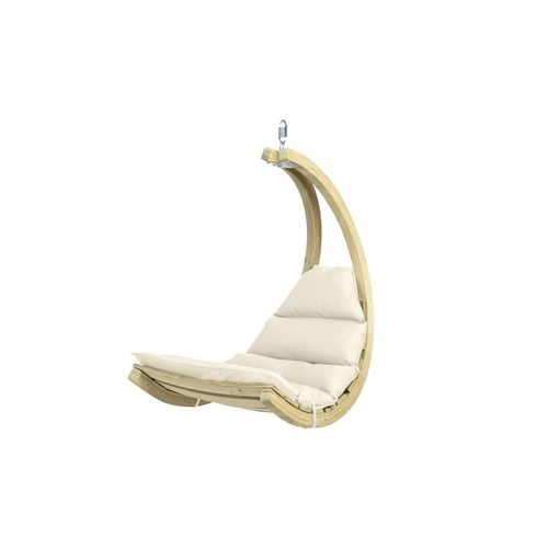 Swing Chair Creme - drvene viseće ležaljke  slika 1