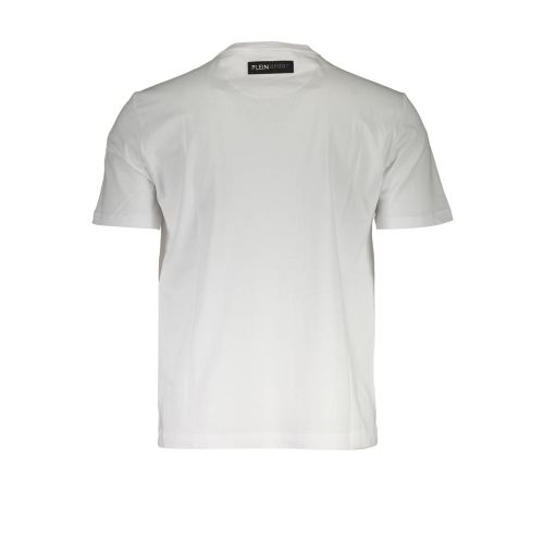 PLEIN SPORT WHITE MEN'S SHORT SLEEVE T-SHIRT slika 2