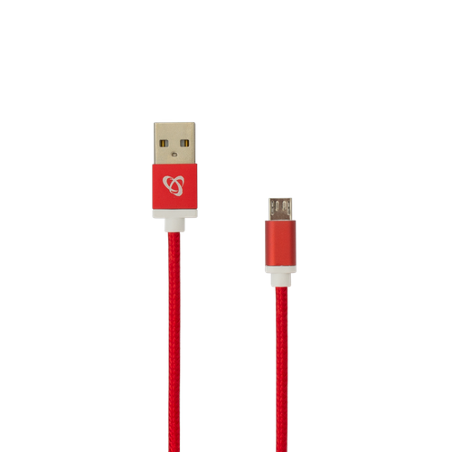 KABEL SBOX USB->MICRO USB M/M 1,5M Blister RED slika 5