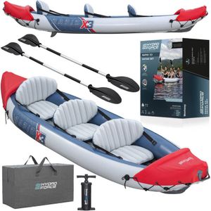 Bestway Kajak Rapid X3 na napuhavanje za 3 osobe + torba za vesla 381x100 cm 65132