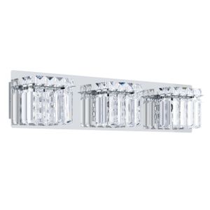 Eglo zidna rasvjeta fuertescusa g9 3x3w krom/prozirno v:130mm