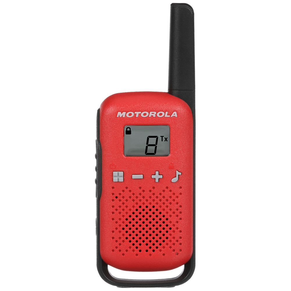 Motorola Walkie Talkie, domet 4 km, 16 kanala, crvena - TLKR T42 RD slika 2