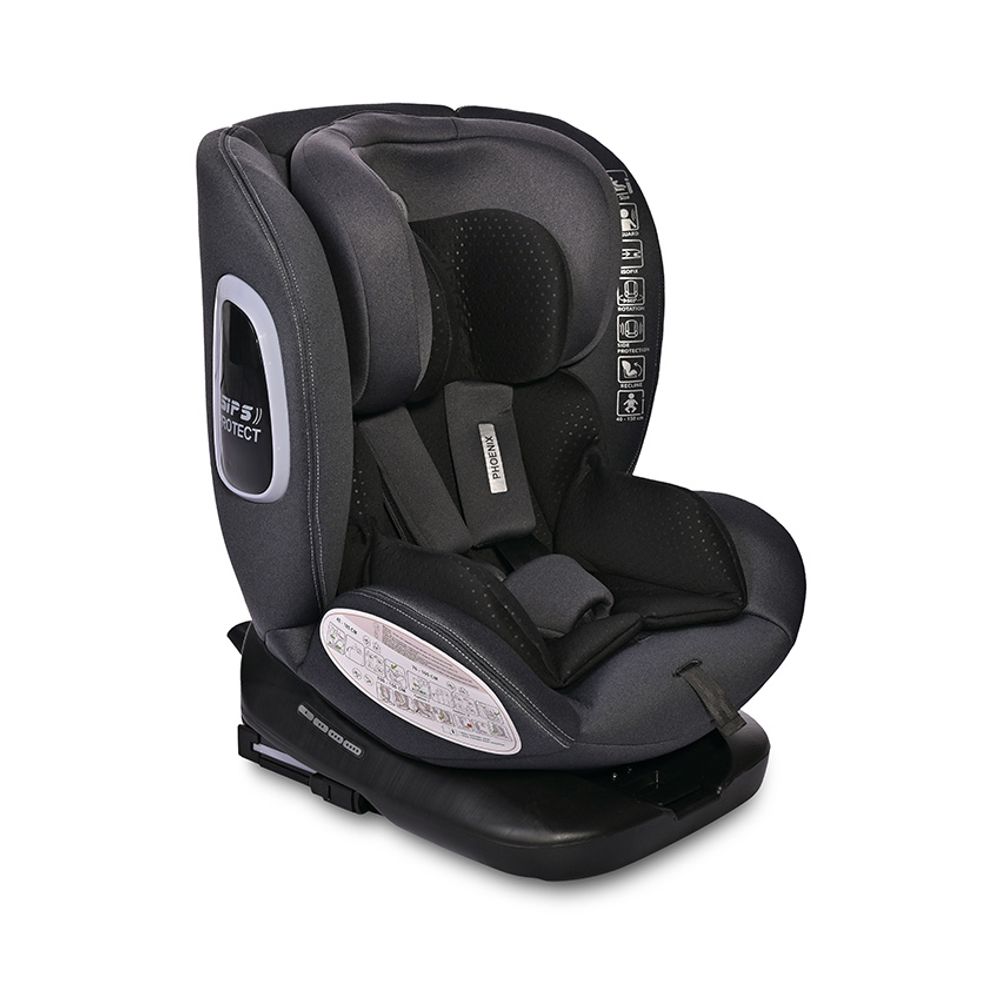 Lorelli Autosjedalica Phoenix i-Size 360 40-150 cm Isofix, Black Jasper slika 1