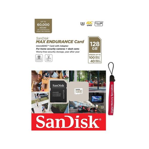 SanDisk MAX ENDURANCE microSD kartica, 128GB slika 4