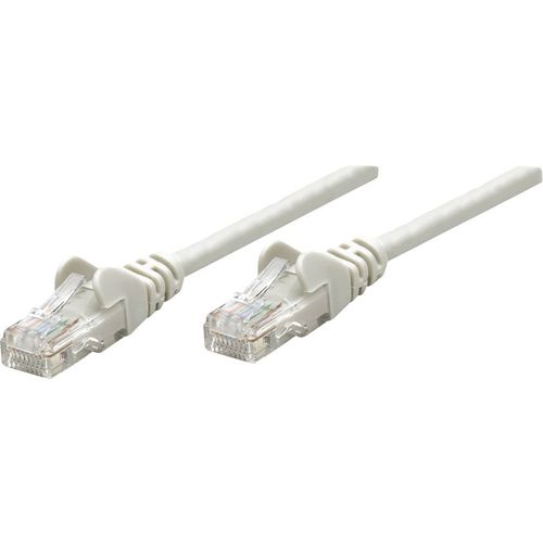 Intellinet 340373 RJ45 mrežni kabel, Patch kabel cat 6 U/UTP 1.00 m siva  1 St. slika 2