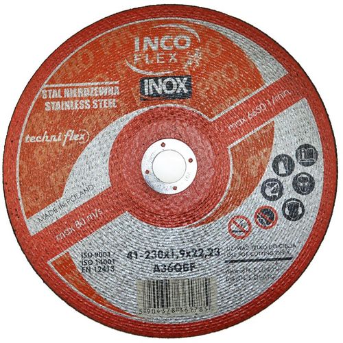 Incoflex rezna ploča za metal i inox 230 x 1,9 mm slika 1