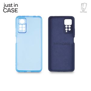 2u1 Extra case MIX paket PLAVI za Redmi Note 11 Pro