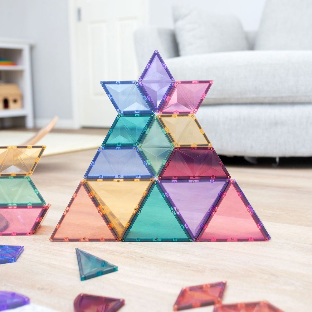 Connetix Magnetne pločice za slaganje Pastel Shape Expansion Pack, 48kom slika 3