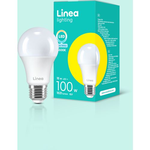 Linea LED sijalica 15W(100W) A60 1521Lm E27 6500K slika 2