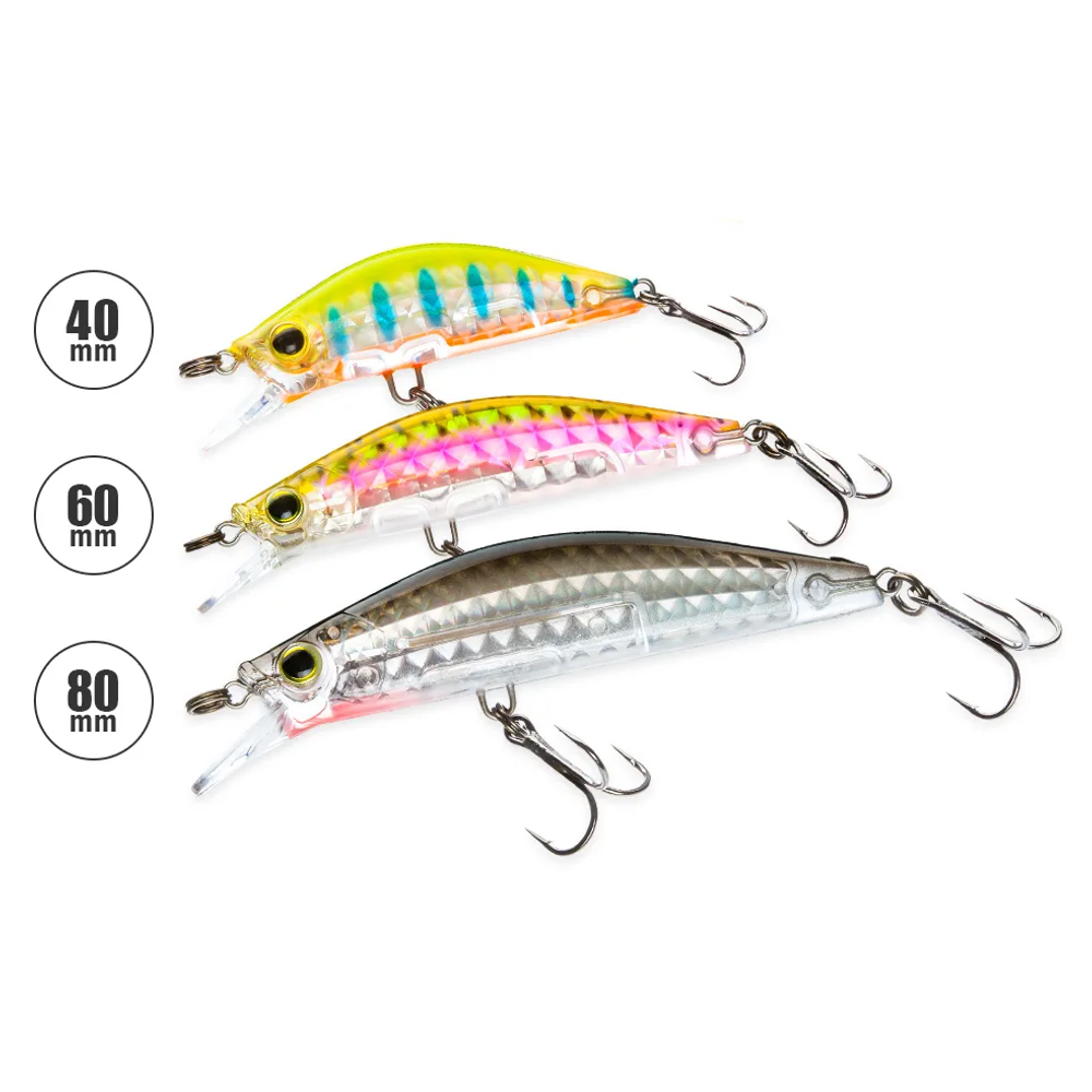 R1543-PGBL YO-ZURI Vobler 3DR-X FLAT HEAVY MINNOW (S) 80mm-PGBL slika 2