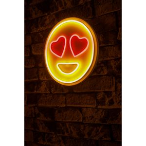 Wallity Ukrasna plastična LED rasvjeta, Love Smile