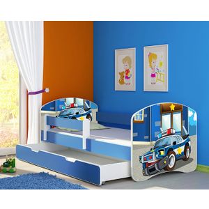 ACMA Dječiji krevet Acma II sa ladicom Blue - 140x70cm - Dezen 38
