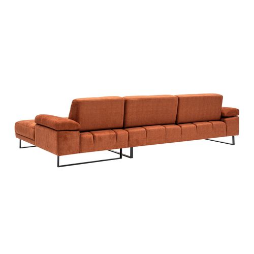 Atelier Del Sofa Kutna garnitura, naranča, Mustang Large Right - Orange slika 10