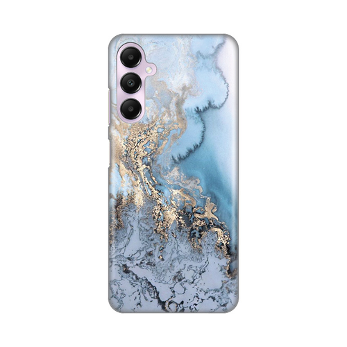 Torbica Silikonska Print za Samsung A057F Galaxy A05s Blue Gold Marble slika 1