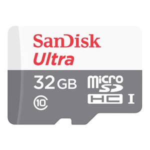 Memorijska kartica SANDISK Ultra 32GB microSDHC + SD Adapter, SDSQUNR-032G-GN3MA