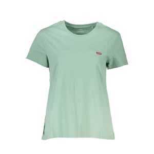 LEVI'S GREEN WOMEN'S SHORT SLEEVE T-SHIRT