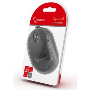 MUS-U-01-BKT Gembird Opticki mis 1000Dpi black/transparent 94mm USB