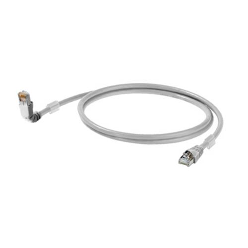 Weidmüller 1248280015 RJ45 mrežni kabel, Patch kabel cat 6a S/FTP 1.50 m siva UL certificiran 1 St. slika 1