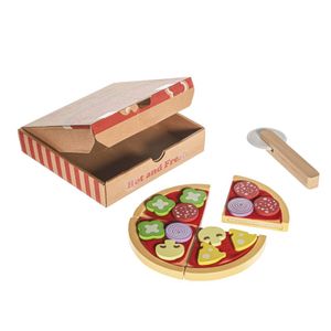 Zopa Set za igru - Drvena pizza u kutiji