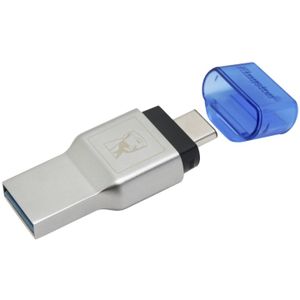 Kingston FCR-ML3C čitač kartica, MobileLite Duo 3C, USB Type-C & Type-A, USB 3.2 Gen.1, microSDXC UHS-I