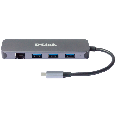  D-Link USB HUB DUB-2334 5in1 USB-C - USB3.0x3/GLAN/PD slika 3