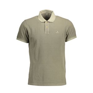 GANT GREEN MEN'S SHORT SLEEVE POLO SHIRT