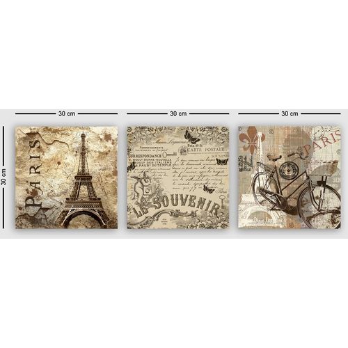Wallity Slika ukrasna platno (3 komada), prc3002 slika 2