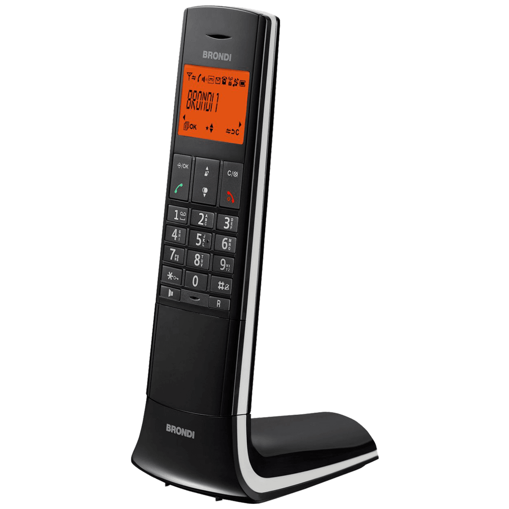 Brondi Telefon bežični - Lemure, Black slika 2