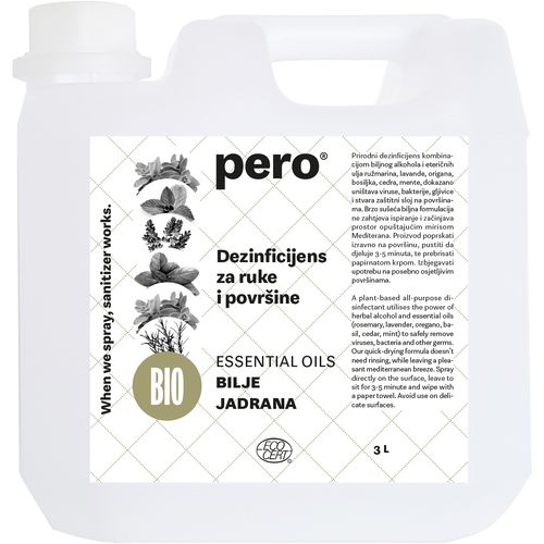 pero® Dezinficijens bilje Jadrana refill, 3l XXL slika 1