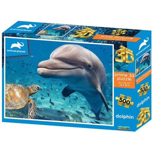 Animal Planet 3D puzzle - delfin 500 kom 61x 46cm slika 1