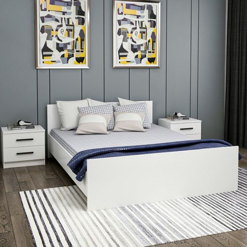 Woody Fashion Dvostruki krevet, Kale Bedstead 160 x 200 - White slika 2