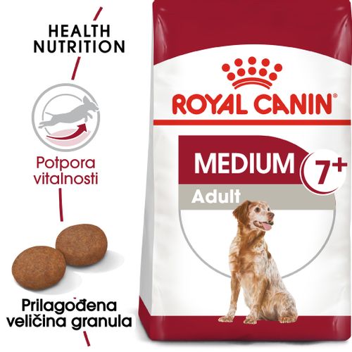 ROYAL CANIN SHN Medium Adult 7+, potpuna hrana za starije pse srednje velikih pasmina starijih od 7 godina, 15 kg slika 4