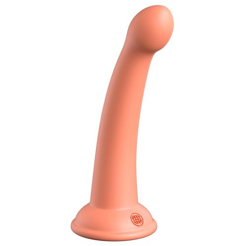 Cured Silicone Narandžasti Silikonski Dildo Platinum  slika 1