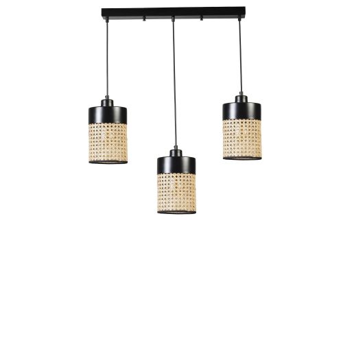 Zeus 3 Lü Sıralı Siyah Sarkıt Rattan
Black Chandelier slika 2