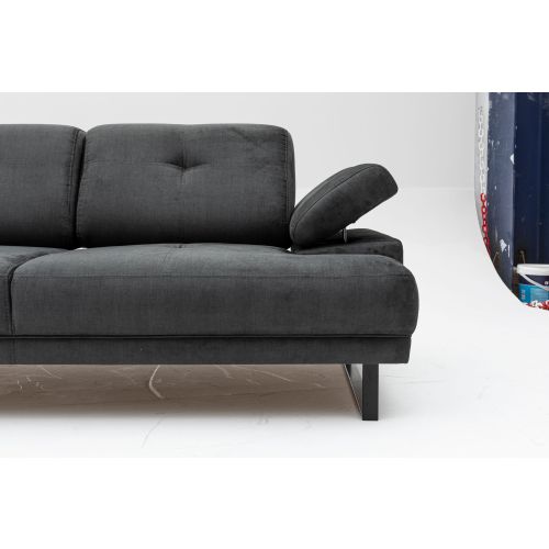 Atelier Del Sofa Dvosjed MUSTANG antracit, Mustang - Anthracite slika 11