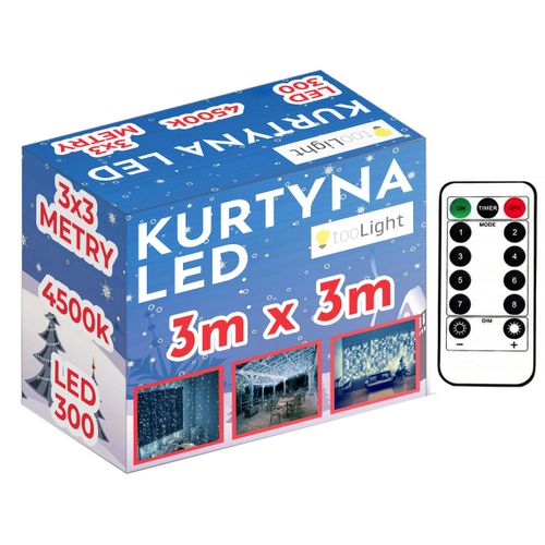 Zavjesa LED 300 dioda 3x3m 311334A slika 2