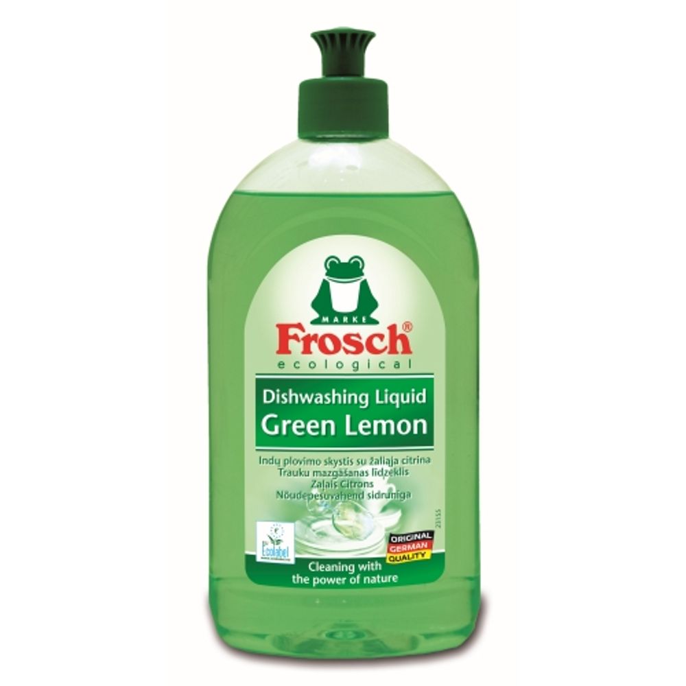 Frosch Deterdžent za ručno pranje suđa Green Lemon 500ml slika 1