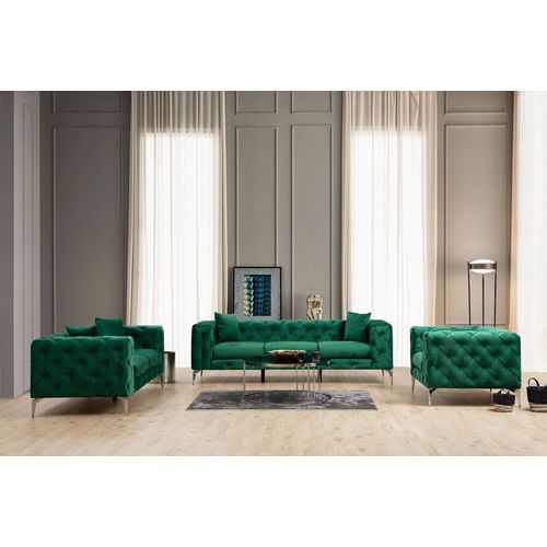 Atelier Del Sofa Dvosjed, zelena, Como - Green slika 2