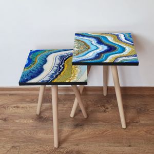Nesting stolovi 2Shp414 - (2 komada) - boje: više boja