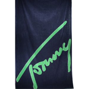 TOMMY HILFIGER MAN BLUE BEACH TOWEL