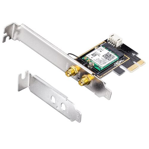 Cudy WE3000 AX5400 Wi-Fi 6E + BT5.2 PCI Express Adapter 2.4+5Ghz, 2x5dBi detachable antenna slika 3