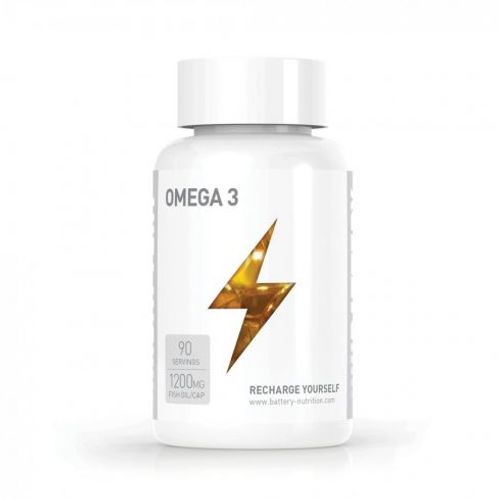 Battery Nutrition Omega 3, 90 kaps slika 1
