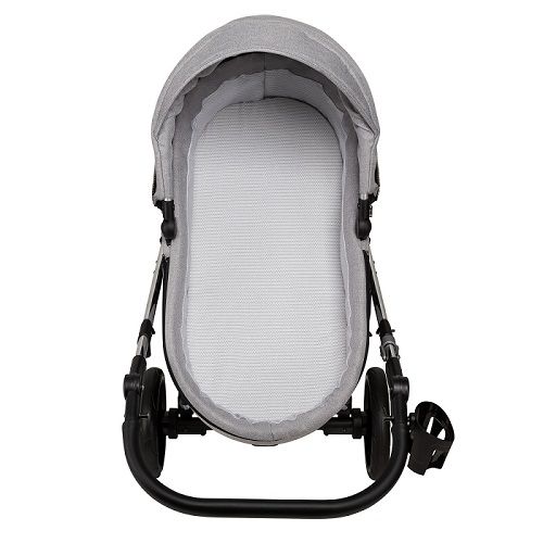 Tutek Kolica za bebe 2in1 Diamons Pro 1, Light Grey slika 3