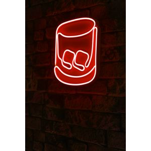 Wallity Ukrasna plastična LED rasvjeta, Whiskey Old Fashioned - Red