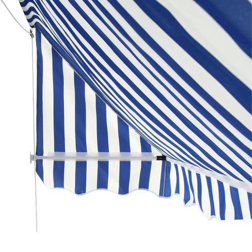 Bistro tenda 350 x 120 cm plavo-bijela slika 16
