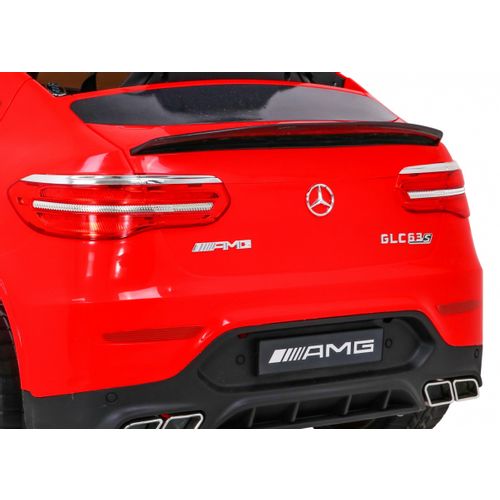 Licencirani auto na akumultor Mercedes Benz GLC63S 4x4- crvena slika 11